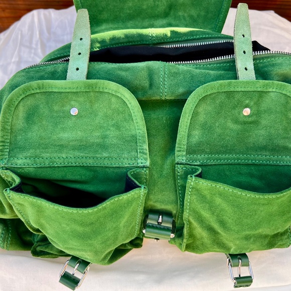 Balenciaga Suede Cargo Bag in Spring Green! - Picture 6 of 9